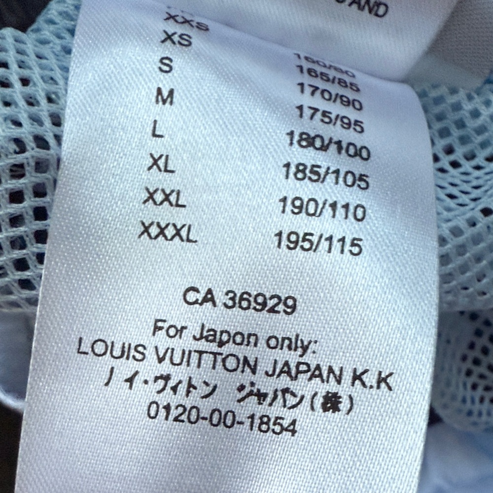Louis Vuitton Blue Checkered Swim Trunks - Picture 11 of 16